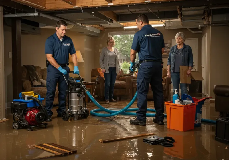 Basement Water Extraction and Removal Techniques process in Clark County, WI